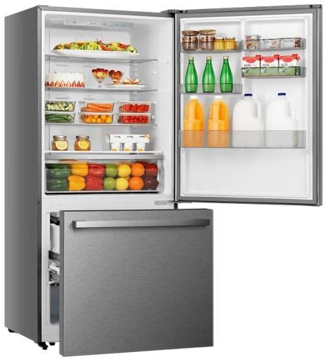 Hisense 17.2 cu. ft. Refrigerator - Fingerprint-Resistant Stainless Steel | Hisense-USA