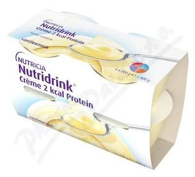 Nutridrink Creme 2 kcal Protein s př.vanilk.4x200g