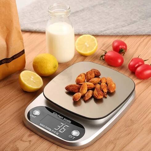 PŘESNÁ KUCHYŇSKÁ VÁHA 5000 g 0,1 g KHESTLER LCD BATERIE Klenotnická kuchyně za 149.00CZK - Allegro