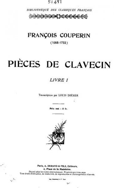 Pièces de clavecin (Couperin, François) – IMSLP