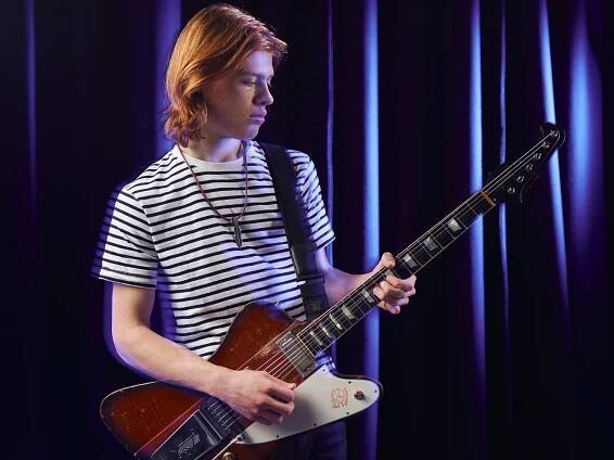 “I remember there was a video of Gary Moore and he played Red House on this Fiesta Red Strat, and I thought it was...