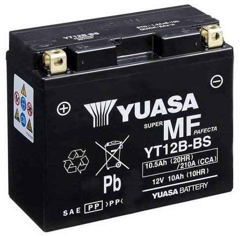 motobaterie YUASA YT12B-BS (12V 10Ah)
