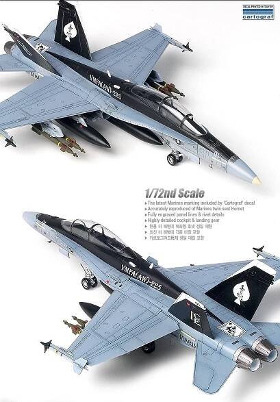 Academy F/A-18D Hornet "US Marine Corps" DD | Plastikové modely