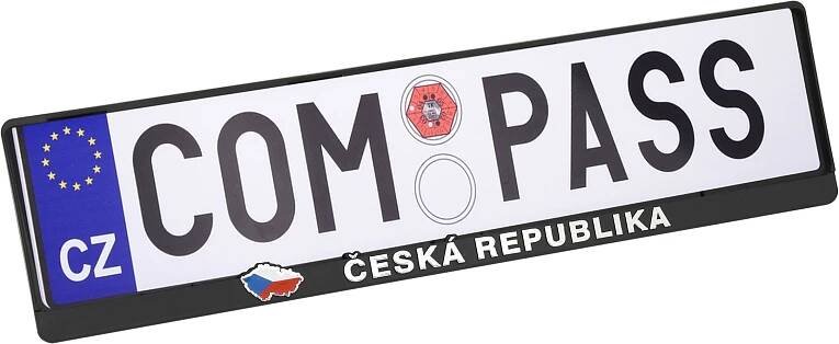 Podložka pod SPZ Compass 3D ČR VLAJKA