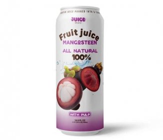 Mangosteen Juice Drink with Pulp 500ml Can Private Label - Tan Do