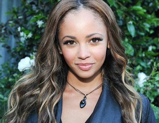 Image may contain Vanessa Morgan Face Human Person Jewelry Necklace Accessories Accessory and Pendant