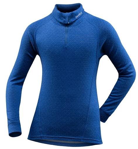 Dětské triko DEVOLD ACTIVE KID ZIP NECK