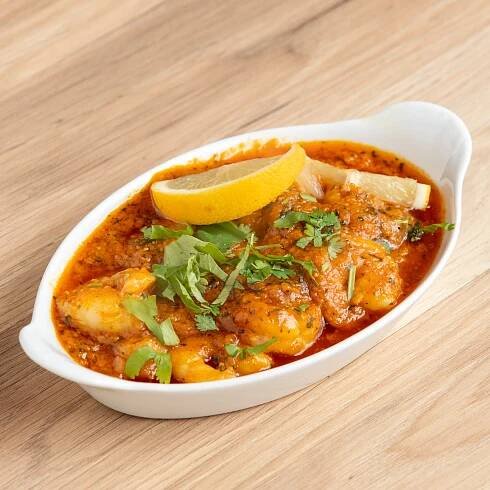 Crevettes curry – Restaurant Curcuma