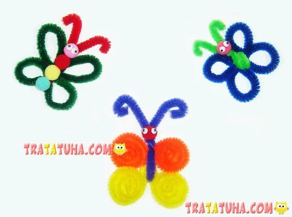 Butterfly of Pipe Cleaners