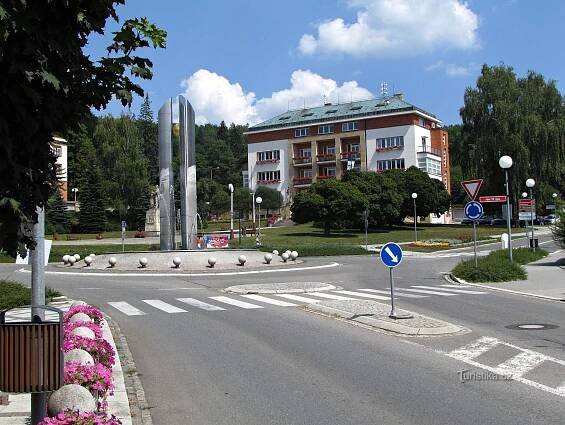 Luhačovice - náměstí 28.října - Náměstí