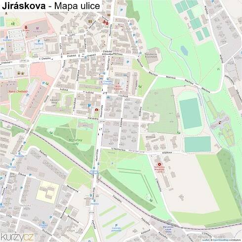 Jiráskova - mapy | Kurzy.cz