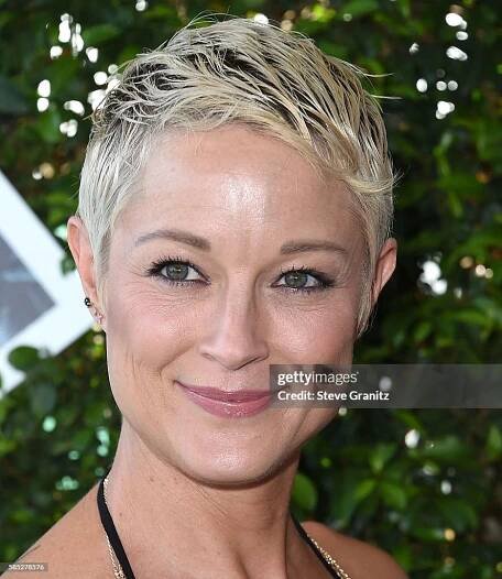 Teri Polo arrives at the Teen Choice Awards 2016 at The Forum on July...