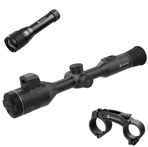 HIKMICRO Alpex 4K A50EL Night Vision Scope LRF IR Illuminator Kit