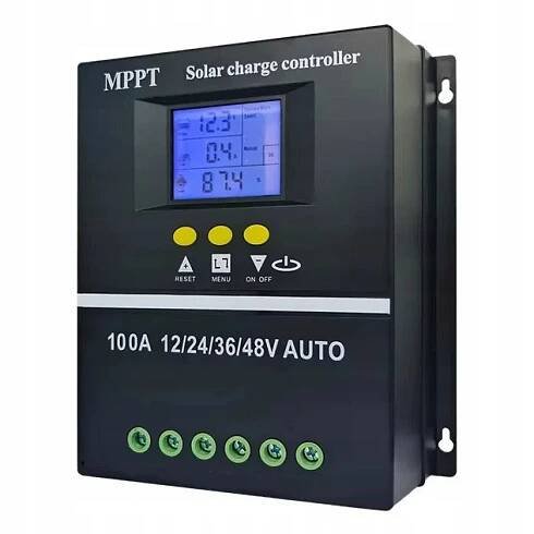 100A Solární regulátor nabíjení baterií 12V/24V/36V/48VMPPT