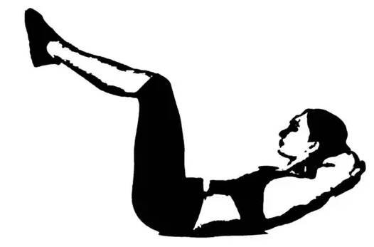 Silueta osoby praktikující sportovní jógu cvičení tělo výraz pilates obrázek vektor — Stock obrázek