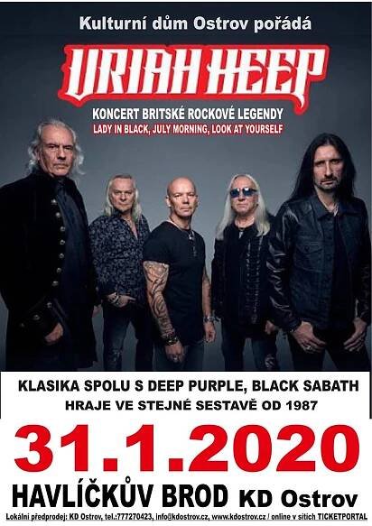 31.01.2020 - Uriah Heep - Koncert / Havlíčkův Brod