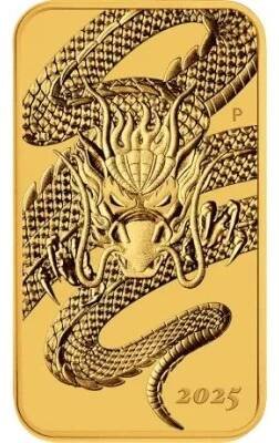 Dragon Rectangular (2025) - 1 Oz - zlatá investiční mince