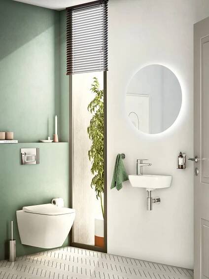 Ovládací tlačítko VítrA Loop R plast chrom lesklý