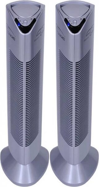 SET Čistička vzduchu Ionic Care Triton X6 s ionizátorem stříbrná, 2ks