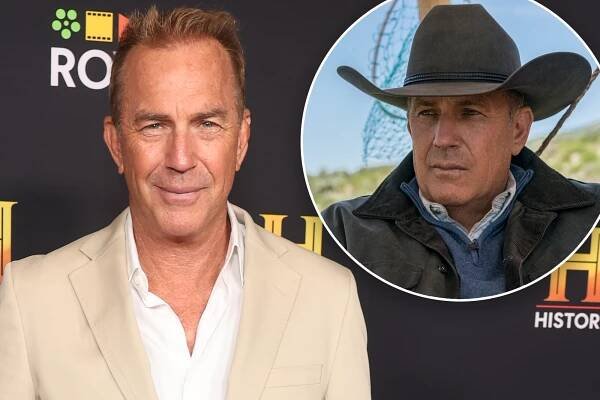 Kevin Costner smiling.
