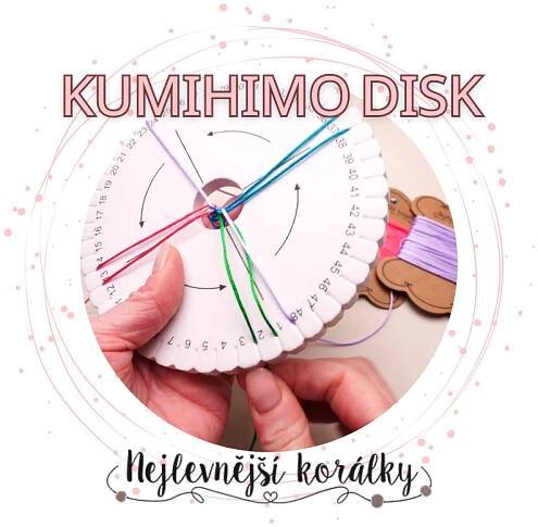 Kumihimo disk: Kreativní pletení pro každého - Nejlevnější korálky