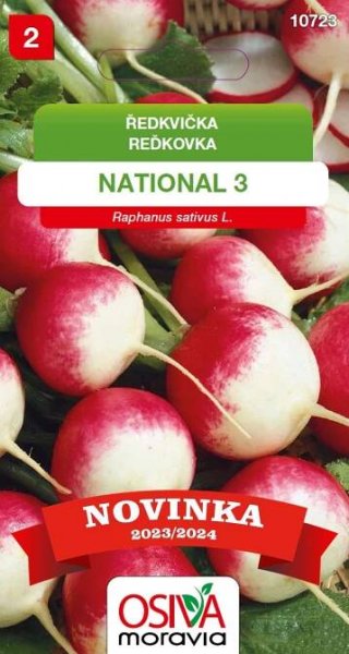 Semínka Ředkvička National 3 (Raphanus sativus) nakoupit u OBI