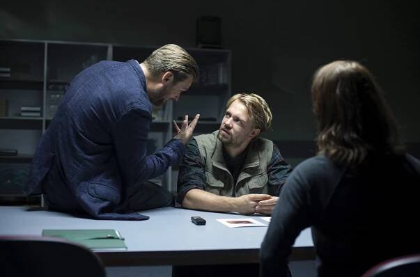 Volejte policii 110 - Starke Schultern - Z filmu - Matthias Matschke, David Korbmann