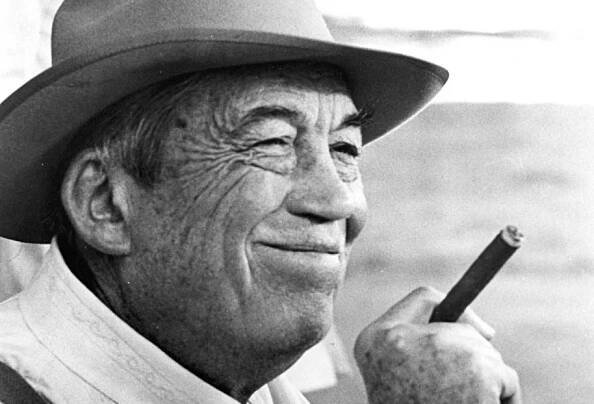 John Huston, playing role of Noah Cross