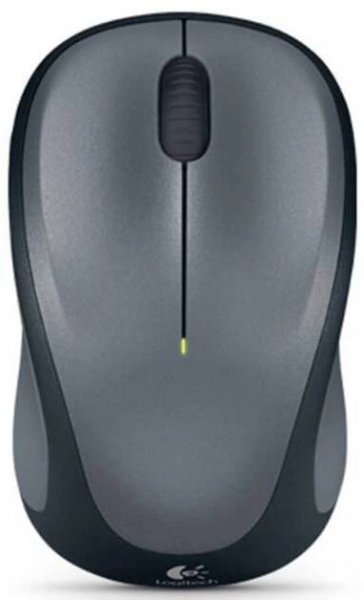 Logitech M235 optická myš, přenos bezdrátový, 3 tlačítko, 1000 dpi, šedá