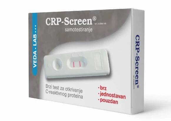CRP-Screen, domáci test na zistenie hladiny C-reaktívneho proteínu v krvi
