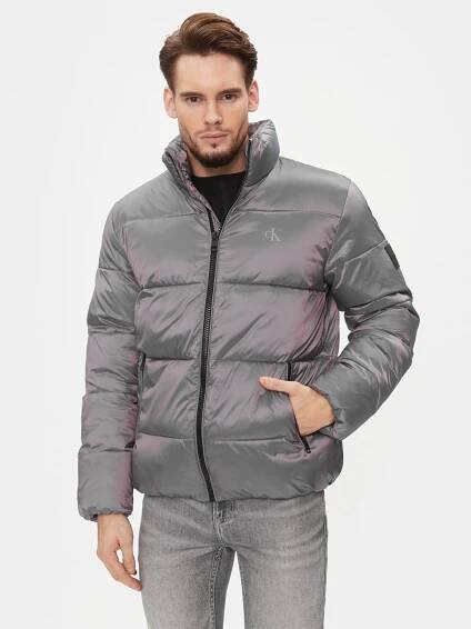 Calvin Klein pánská fialová bunda