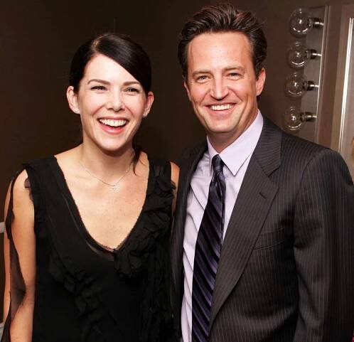 Lauren Graham and Matthew Perry attend the 8th Annual Lili Claire Foundation Benefit - Show & Backstage at The Beverly Hilton in Beverly Hills, California.