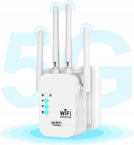 AXFEE Wi-Fi zesilovač, WLAN zesilovač 1200 Mbit/s 5 GHz