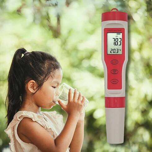MĚŘIČ pH TDS EC KVALITY VODY TEPLOMĚR 4v1 OSMOZA ELEKTRONICKÉ MINERÁLY Druh ostatní