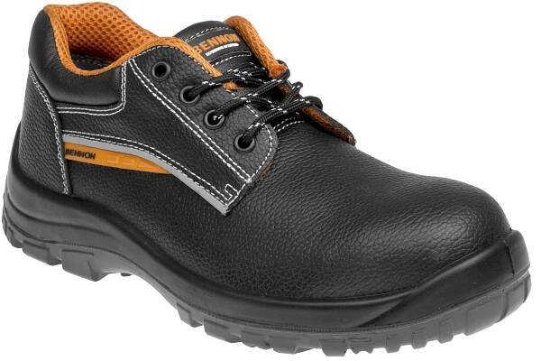 Boty pracovní Bennon Basic S1 Low - černé-oranžové