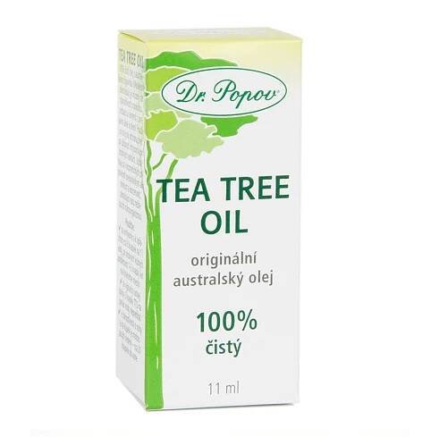 Dr. Popov Tea Tree Oil 100% čajovníkový olej lisovaný za studena s antiseptickým účinkem