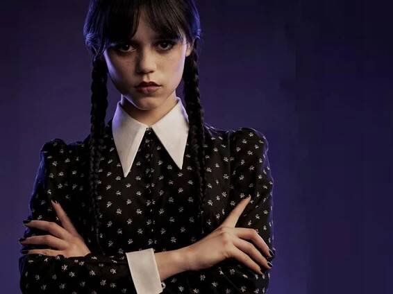 ŠATY Wednesday Addamsová KOSTÝM KOSTÝM PRO DĚTI HALLOWEEN PŘEVLEK 125 za 223.00CZK - Allegro