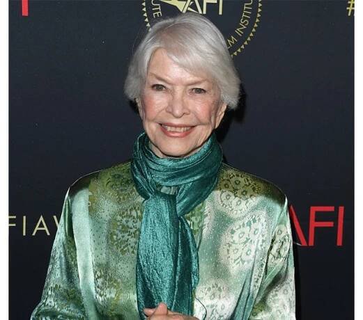 Ellen Burstyn with grey hair