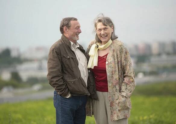 Ladislav Frej st., Johanna Tesařová - Kriminálka Anděl - Miluj bližního svého - Z natáčení
