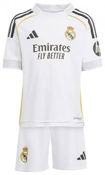 Real Madrid Home Shirt 2025/26 Mini-Kit Kids