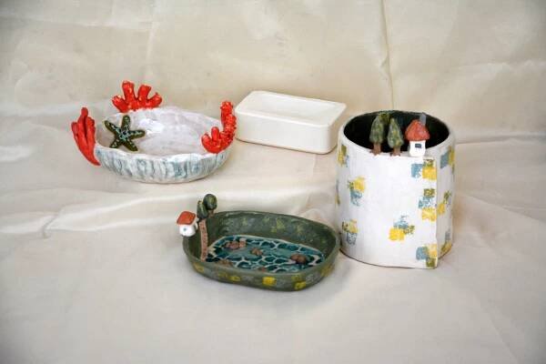 Ceramic for bathroom — author's handmade art