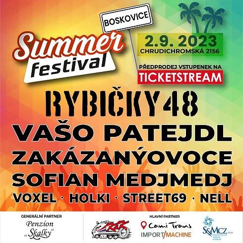 Summer Festival Boskovice 2023- Boskovice -Areál Autodoprava K&K Boskovice