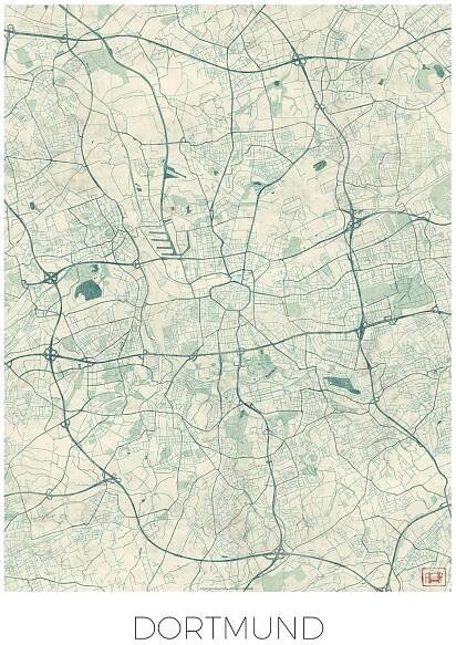 Mapa Dortmund