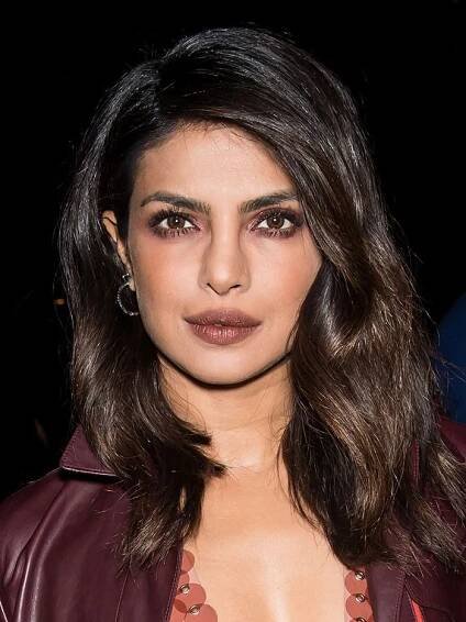 Priyanka Chopra with layered haircut 