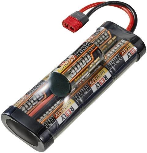 Reely akupack NiMH (modelářství) 8.4 V 3000 mAh Počet článků: 7 Sub-C Hump T zástrčka