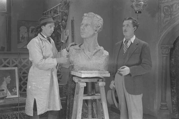 Hugo Björne, Lars Hanson - Synd - Z natáčení