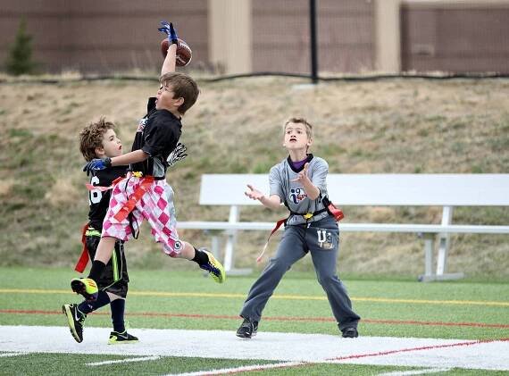 One-Handed Catch Flag Football Wallpaper