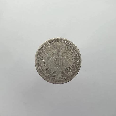 20 KREJCAR 1870 FRANTIŠEK JOSEF I.  - Numismatika