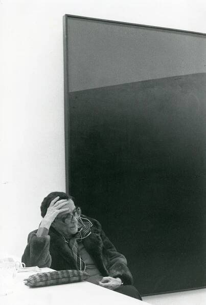 Anna-Eva Bergman, Nice, 1983, photographie de Hans Hartung