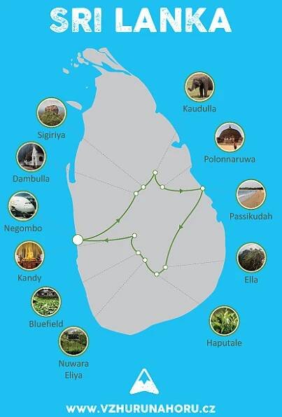 Srí Lanka - část #1 - Kulturní trojúhelník, safari a východní pobřeží - Vzhůru Nahoru